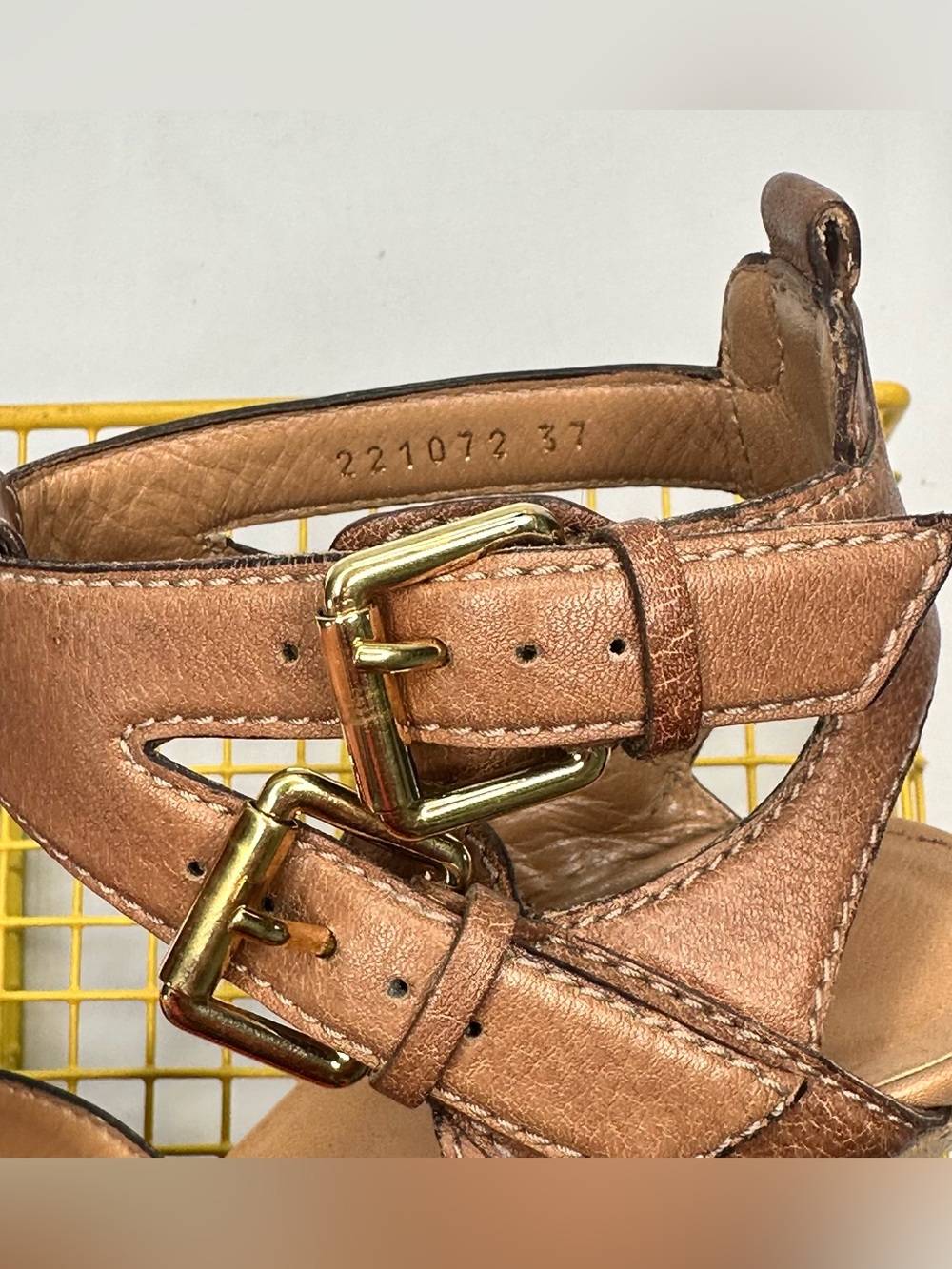Gucci Iman Strappy Platform High Heel Sandals - Picture 7 of 12